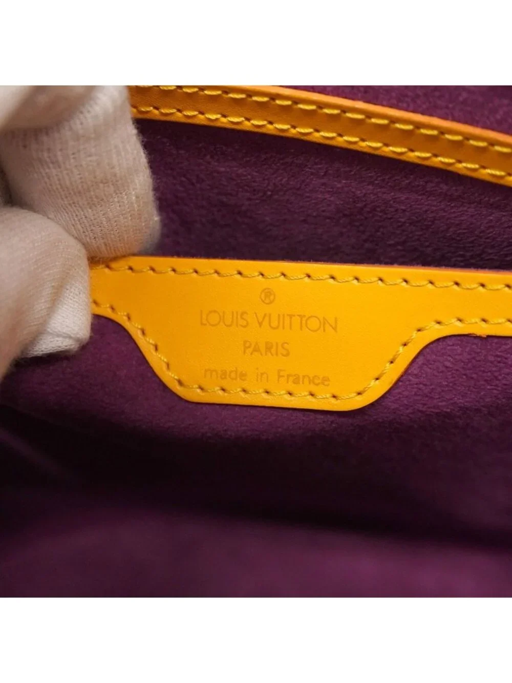 Louis Vuitton Epi Saint Jacques Jaune Handbag
